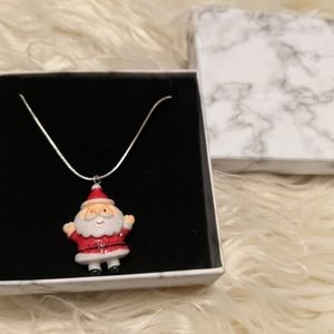 Women's Fantasy Jewelry Christmas Santa Claus necklace
